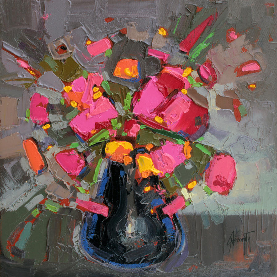 Flower Painting - Magenta Burst by Scott Naismith