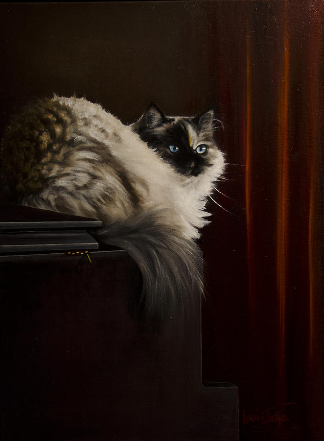 Maggie the Magnificent Painting by Laurie Tietjen