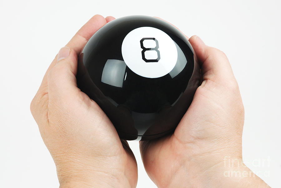Magic Eight Ball Photograph by Photo Researchers, Inc.
