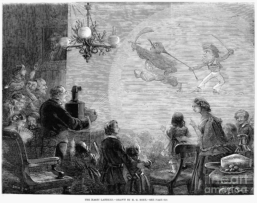 Magic Lantern, 1858 Photograph by Granger