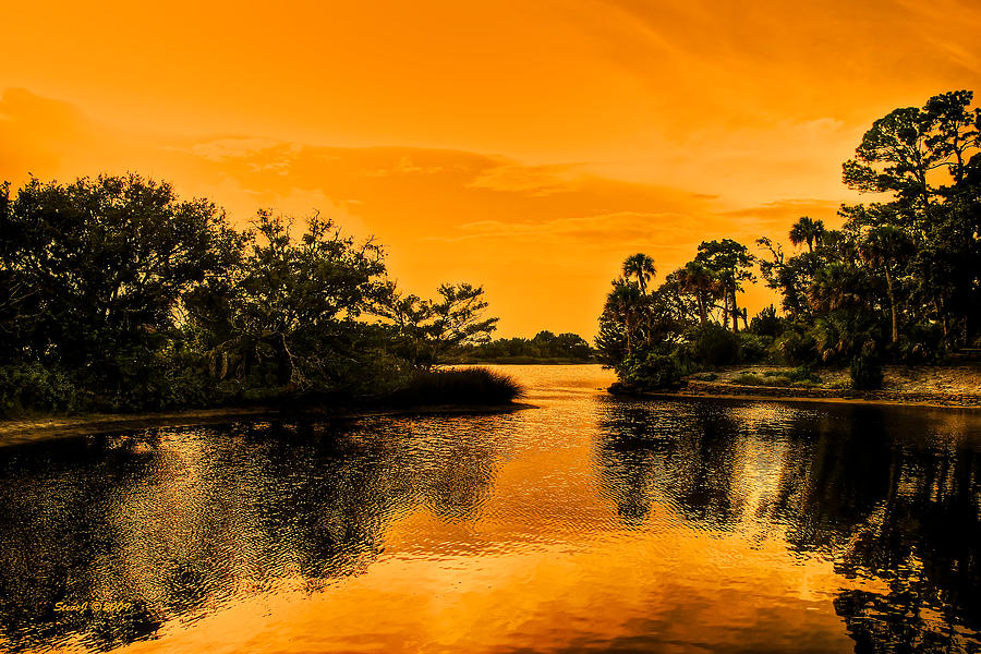 Magic of Florida Sunset Photograph by Stephen Johnson