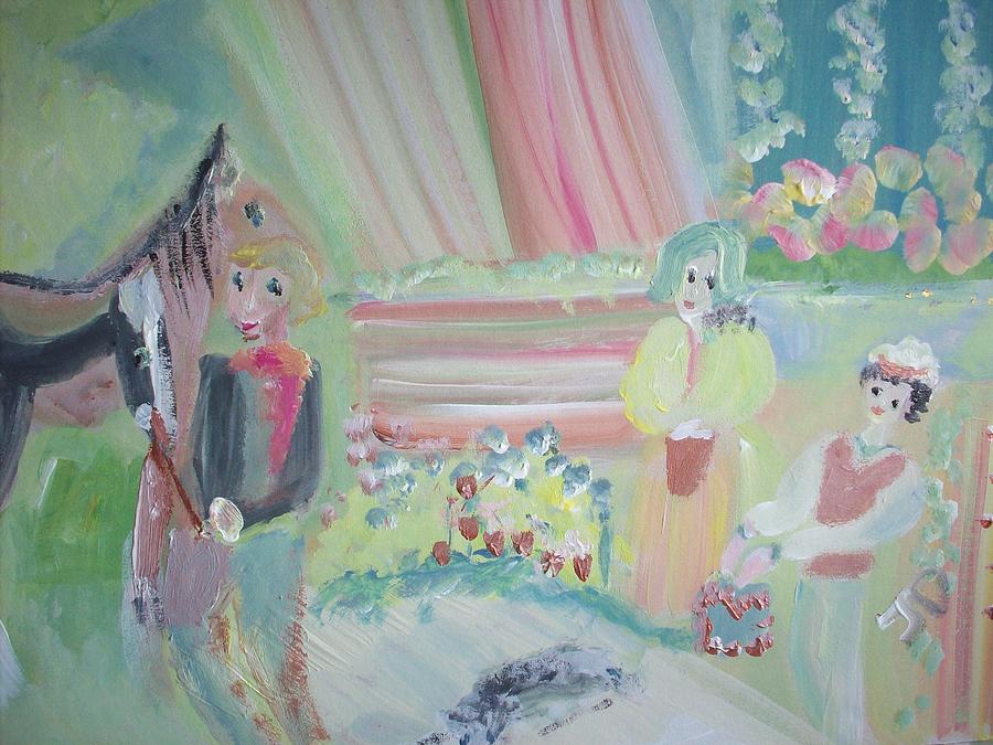 Magical Farmyard Painting by Judith Desrosiers