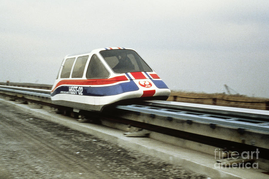 Magnetic Levitation Train Photograph by Japan Airlines