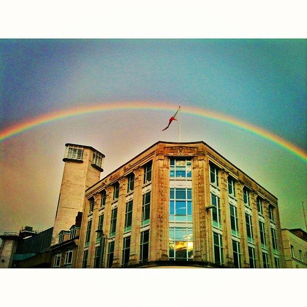 Beautiful Photograph - #magnificent #rainbow In #leicester by Nicola ام ابراهيم
