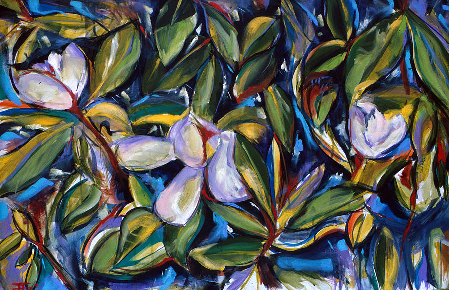 Magnolia Painting by John Gholson