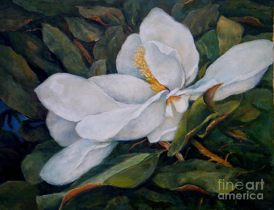 Magnolia Painting by Virginia Potter