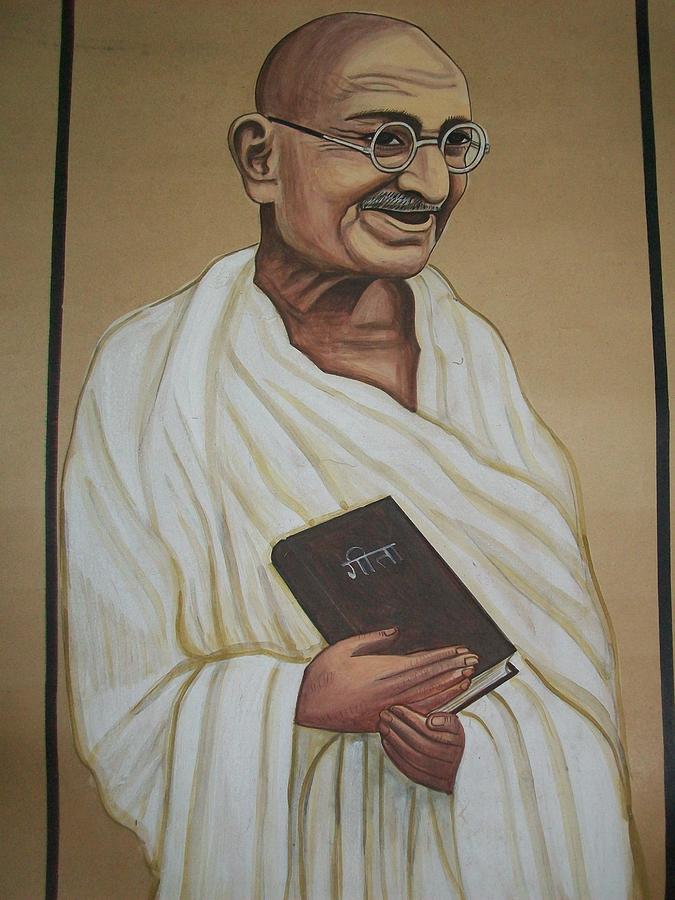 Mahatma Gandhi illustration vector imageGandhi#Mahatma#illustration#image |  Human figure sketches, Pencil drawing images, Draw on photos