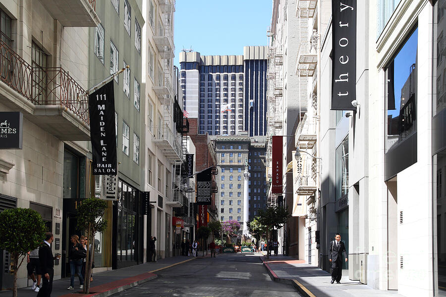 Maiden Lane . San Francisco Photograph by Wingsdomain Art and Photography
