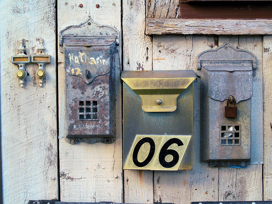 Mail Boxes Photograph by Don Margulis