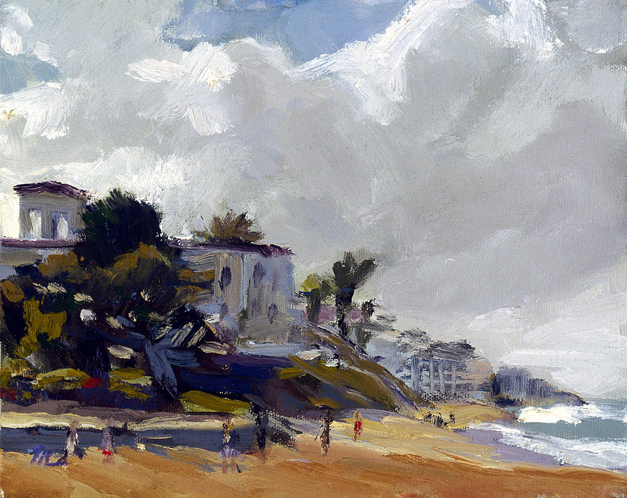 Newport Beach Painting - Main Beach Laguna by Mark Lunde