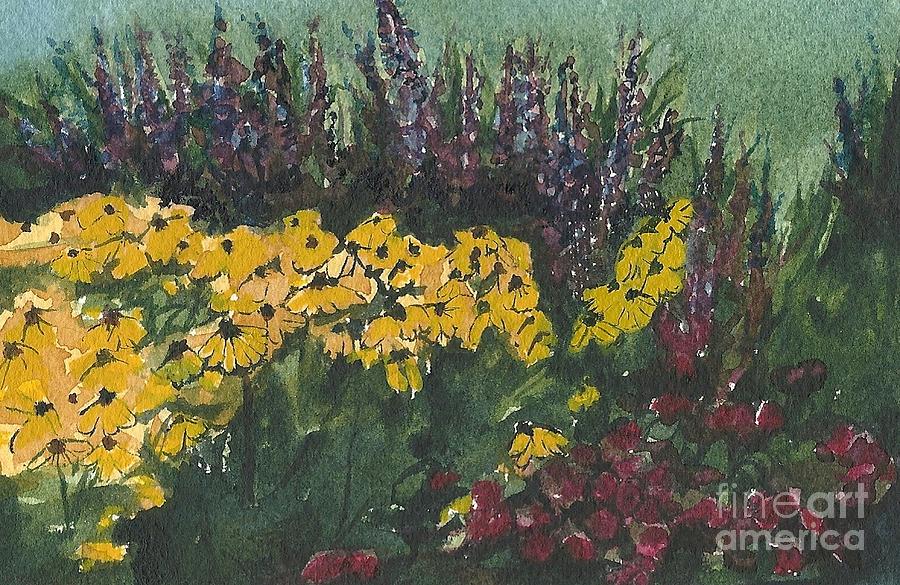 Maine Blooms Painting by Lynn Babineau