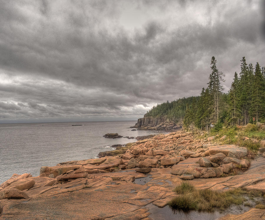 Acadia National Park Photograph - Maine Coastline. Acadia National Park by Juli Scalzi