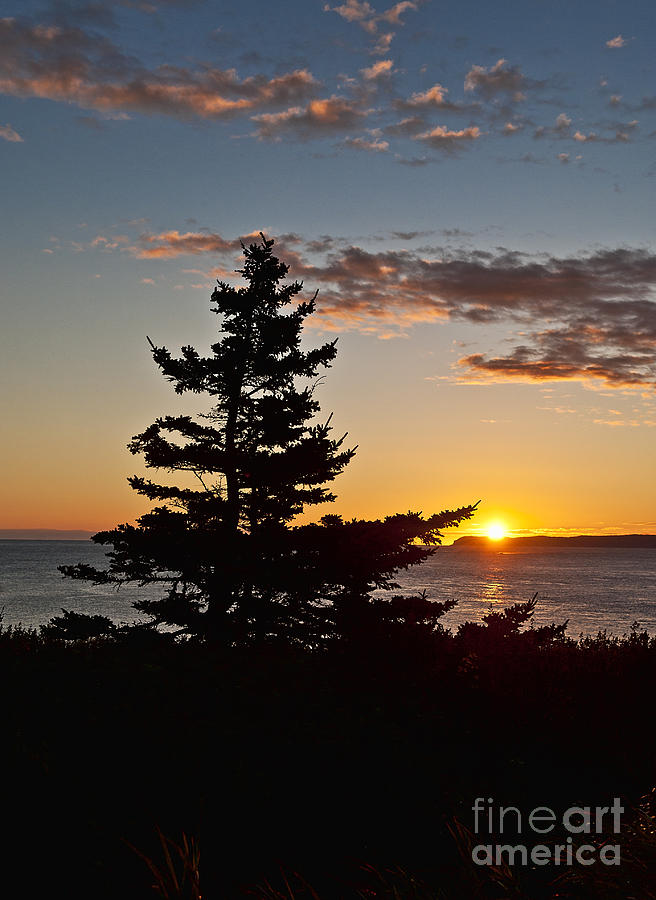 Sunset Photograph - Maine Sunrise by John Greim