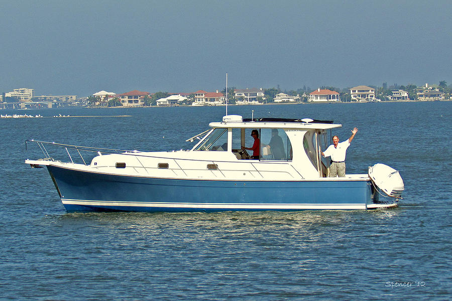 Mainship 34 Photograph by T Guy Spencer