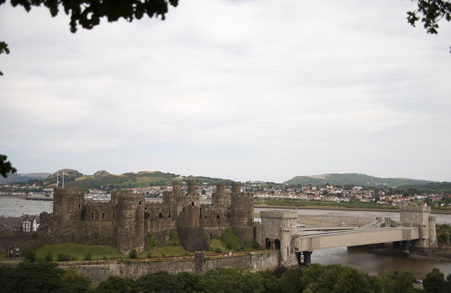 Majestic Conwy castle. Photograph by Christopher Rowlands