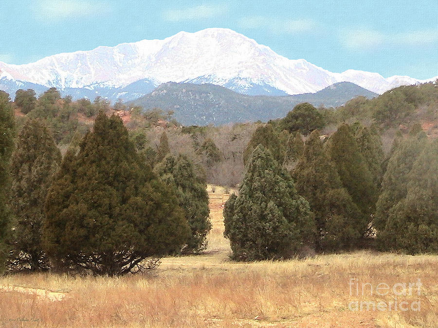 Majestic Pikes Peak Photograph by Cristophers Dream Artistry