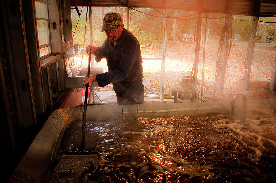 Pipe Photograph - Makin Molasses by Tamyra Ayles