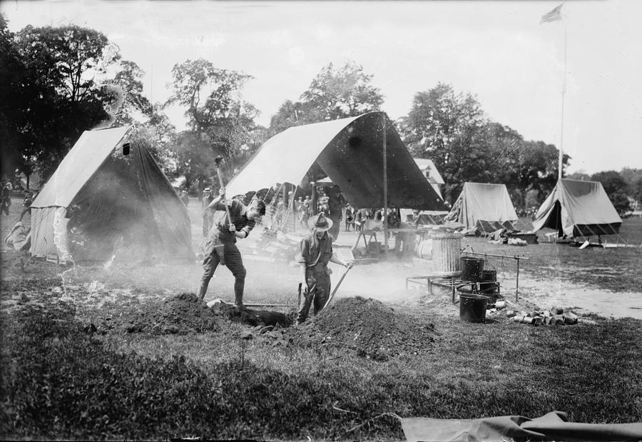 Making A Hole For Garbage, 19181920 Photograph by Everett Fine Art America