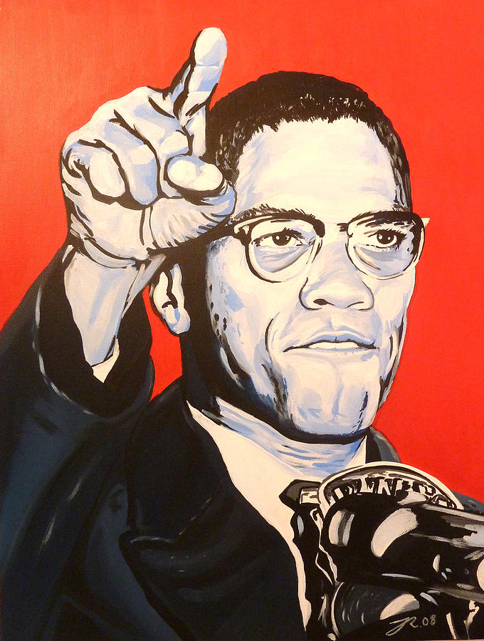 Malcolm X Painting