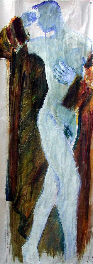 Nude Painting - Male Nude 4799 by Elizabeth Parashis
