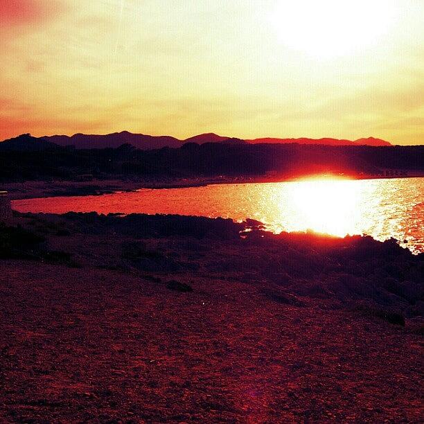 Summer Photograph - #mallorca #sunset #spain #island by Alexandra Pohl