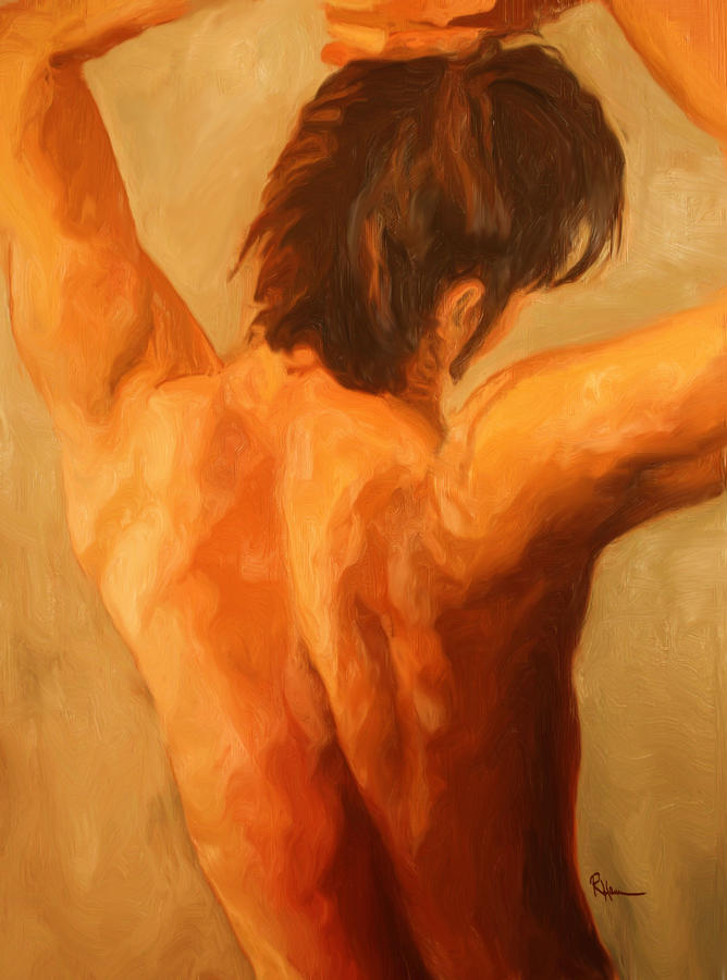 Man- Alla Prima Painting by Rachel Bochnia