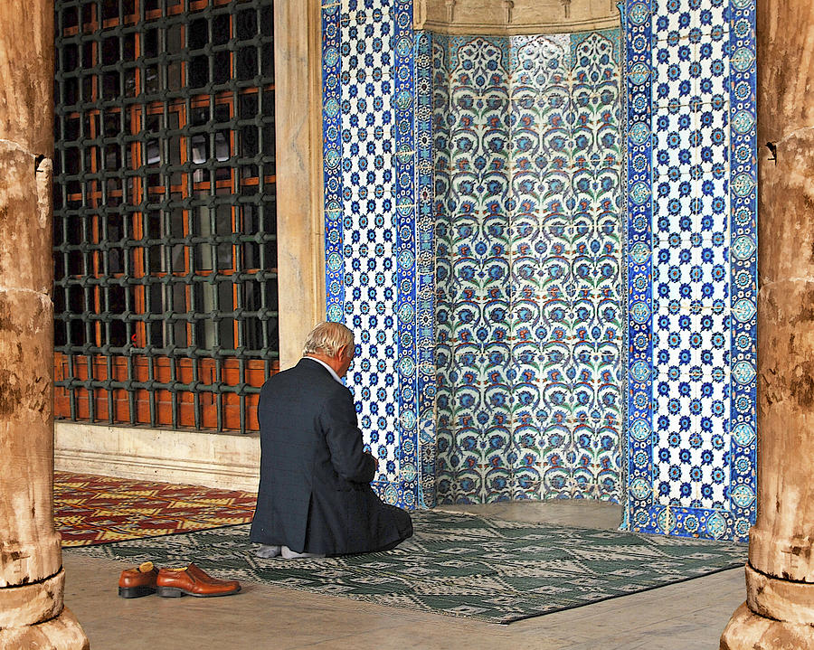 Man at Prayer Photograph by Betty Eich
