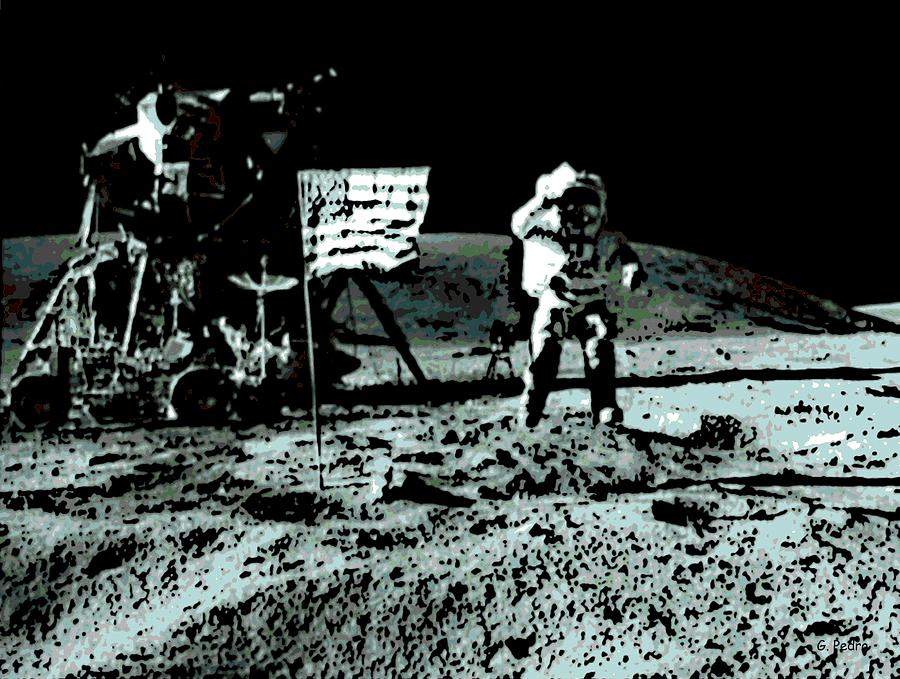 Man On the Moon Photograph by George Pedro