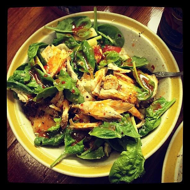 Food Photograph - #man #salad For Linner! (late Lunch by Darnell Clayton