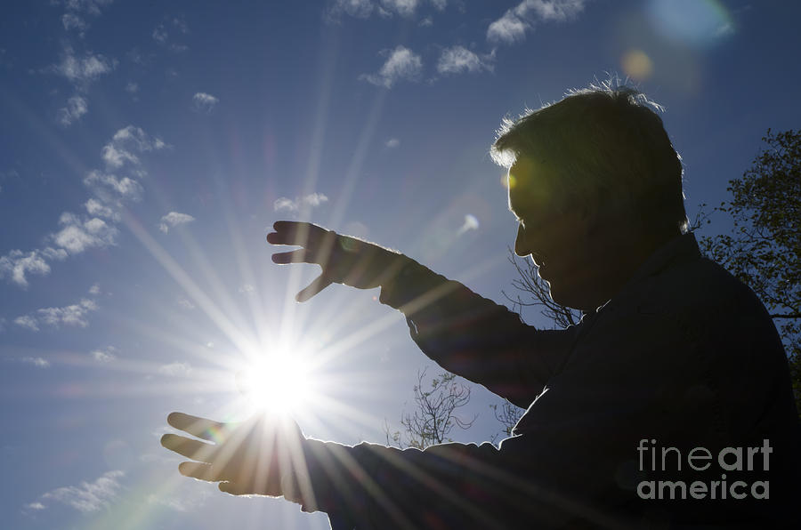 Man take the sun Photograph by Mats Silvan | Fine Art America