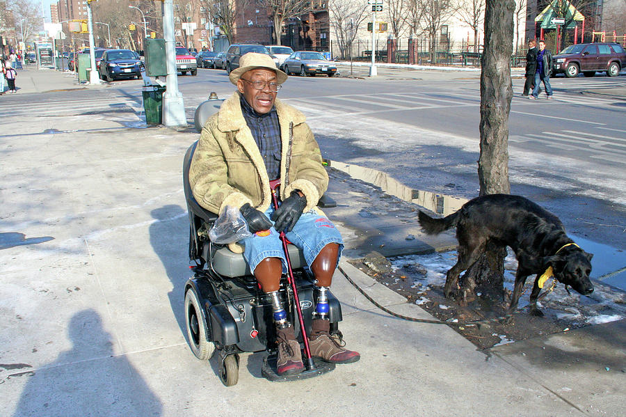 Man With Dog Photograph by Terry Wallace