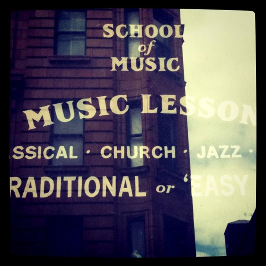 Manchester School Of Music? Jazz? Yay! Photograph by Chris Jones