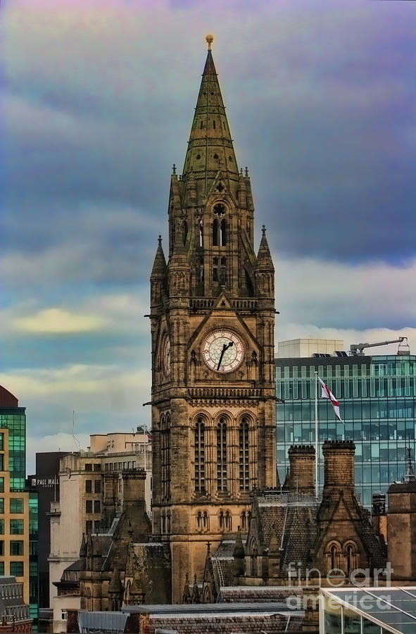 Manchester Town Hall Photograph by Heather Applegate
