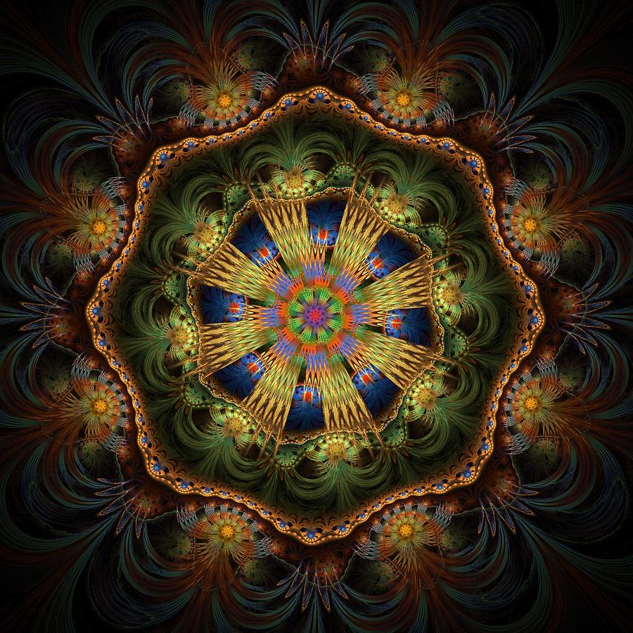 Mandala 514 Digital Art by Rick Chapman