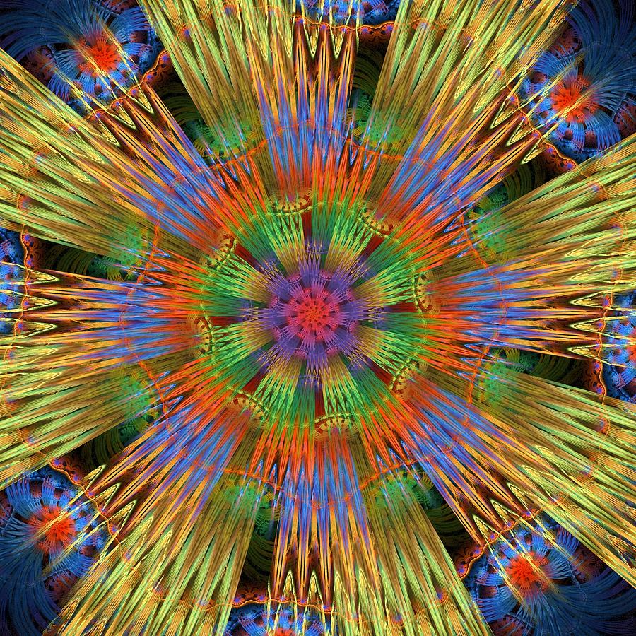 Mandala 516 Digital Art by Rick Chapman
