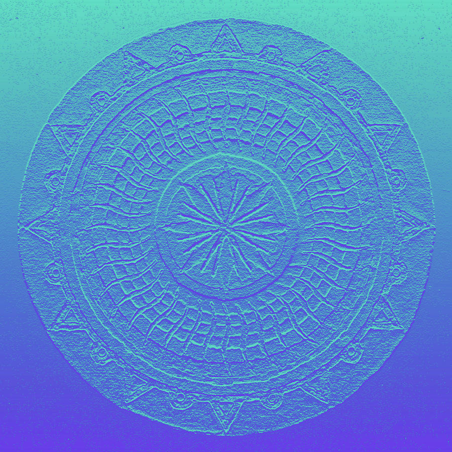 Mandala Meditation 2 V1 Digital Art by Margaret Denny