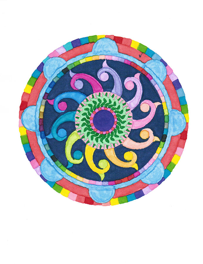 Mandala Meditation I Digital Art by Margaret Denny