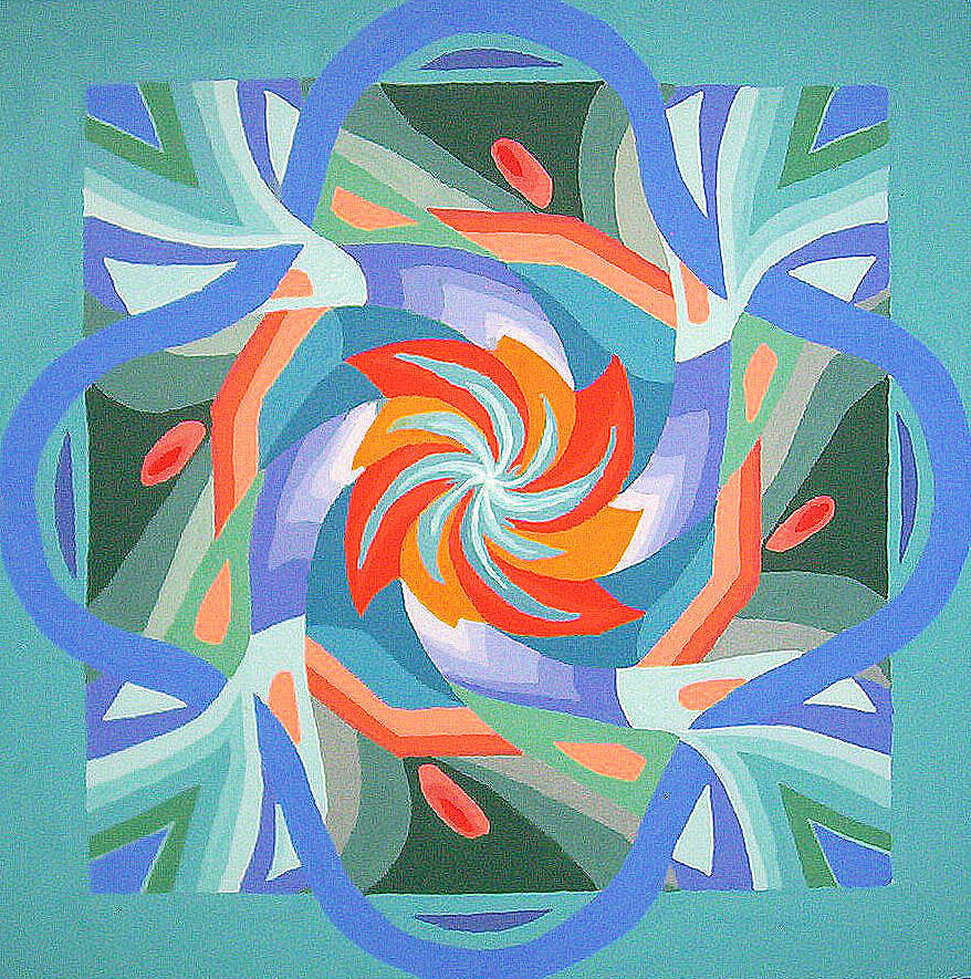 Mandala Painting by Rachel Bochnia