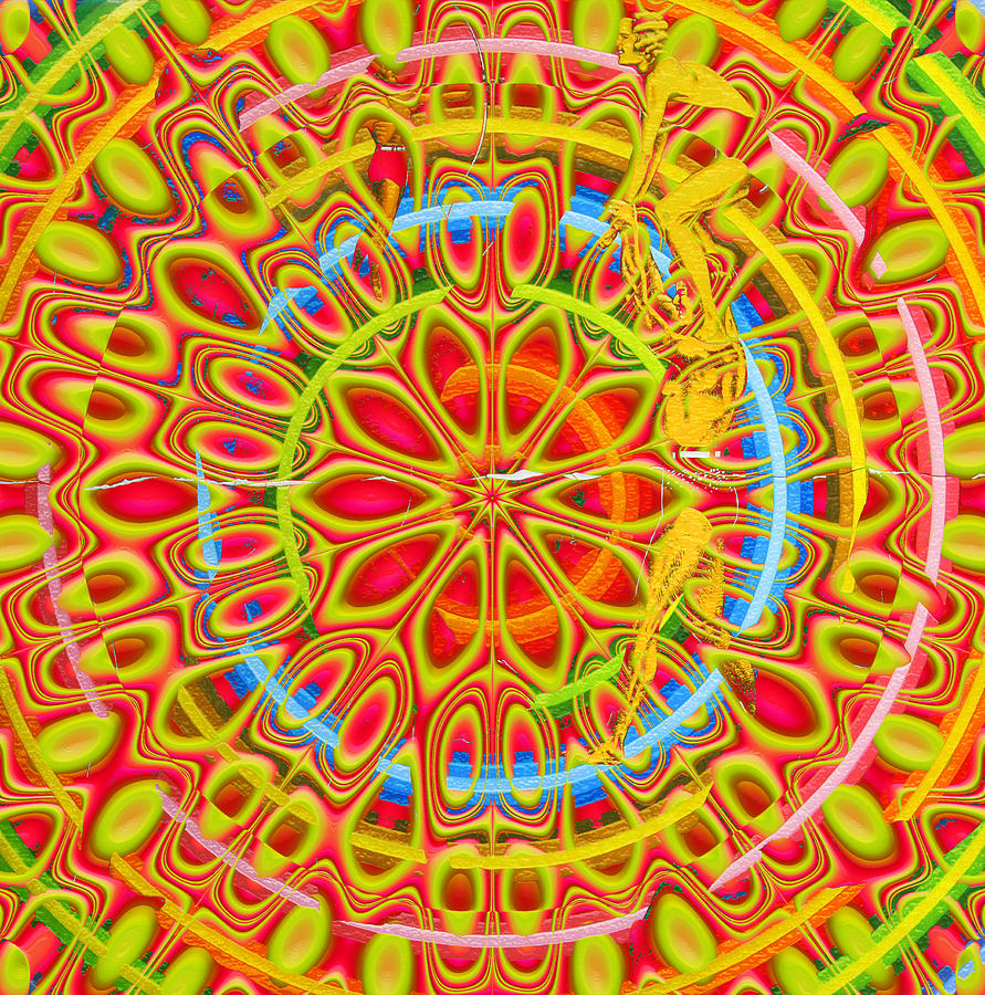 Mandala Painting by Steve Fields