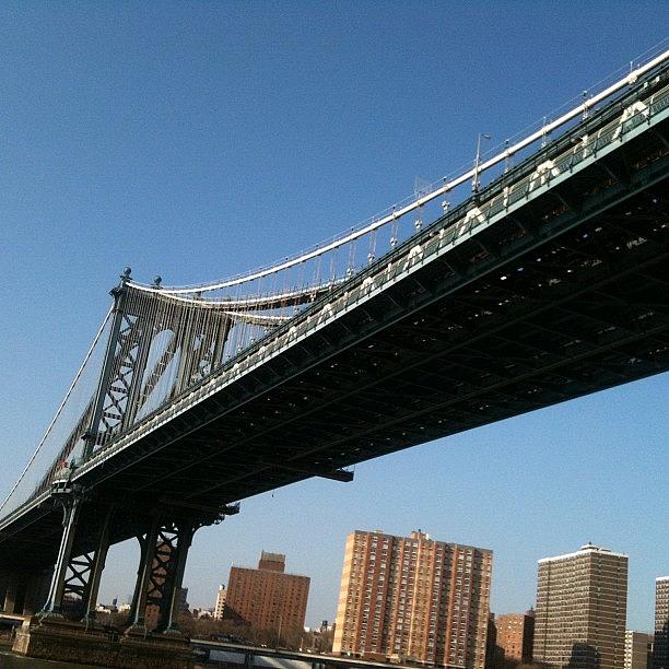 New York City Photograph - Manhattan Bridge by Fern Fiddlehead