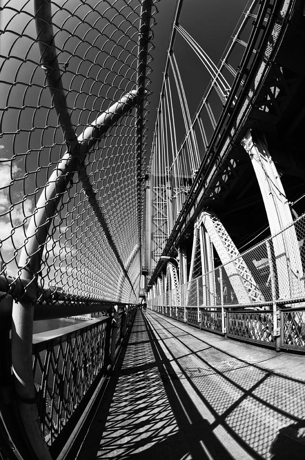 Manhattan Bridge Walk Photograph by Roni Chastain