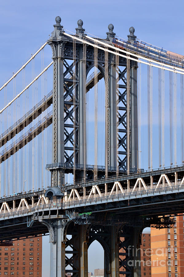 Manhattan Bridge Photograph by Zawhaus Photography