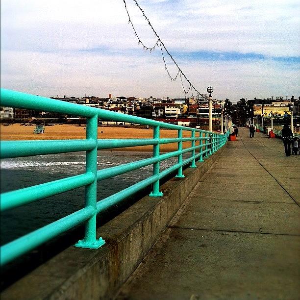 Pier Photograph - Manhattan Pier- #manhattanbeach by Tyler Rice