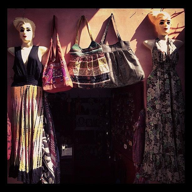Bags Photograph - #mannequin #shopping #india #dress by Sahil Gupta