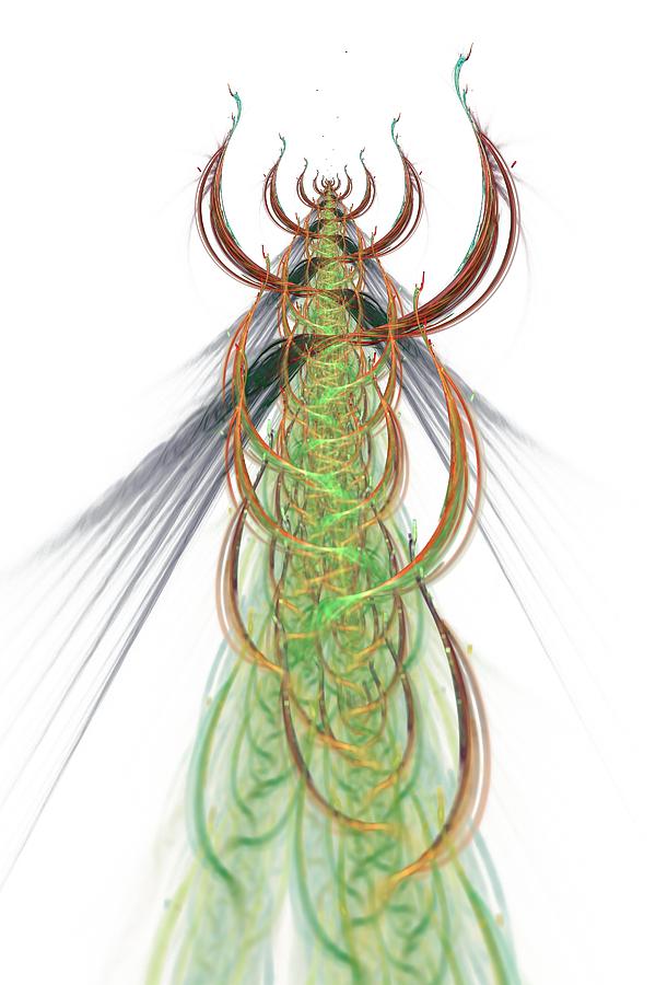 Mantis Digital Art by Rick Chapman
