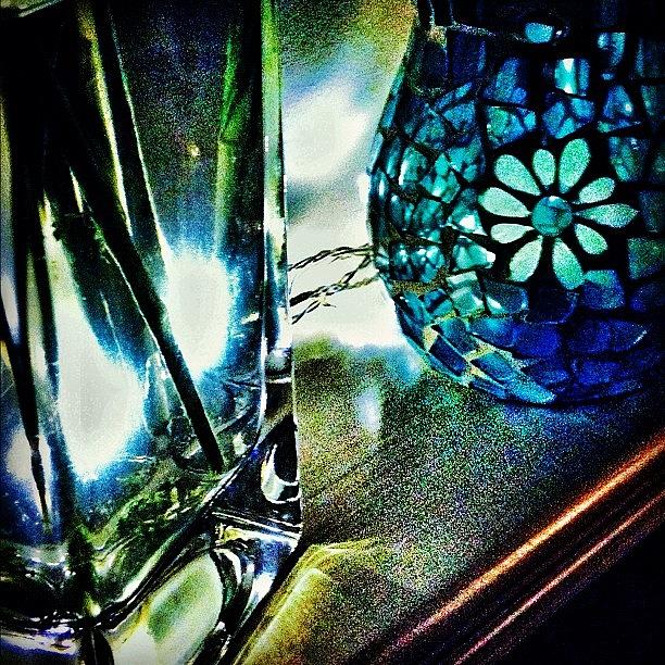 Vase Photograph - #mantle #vase #colour #bitsnpieces #home by Mark  Thornton