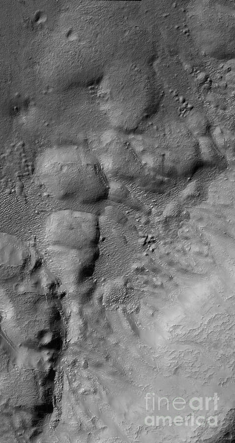 Mantling Deposit, Mars Photograph by Nasa