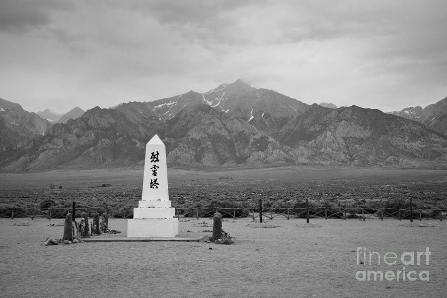 Manzanar memorial Photograph by Olivier Steiner