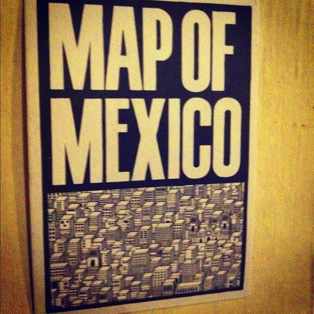 Map Photograph - #mapa #map #postal #mexico by Fernando Barroso