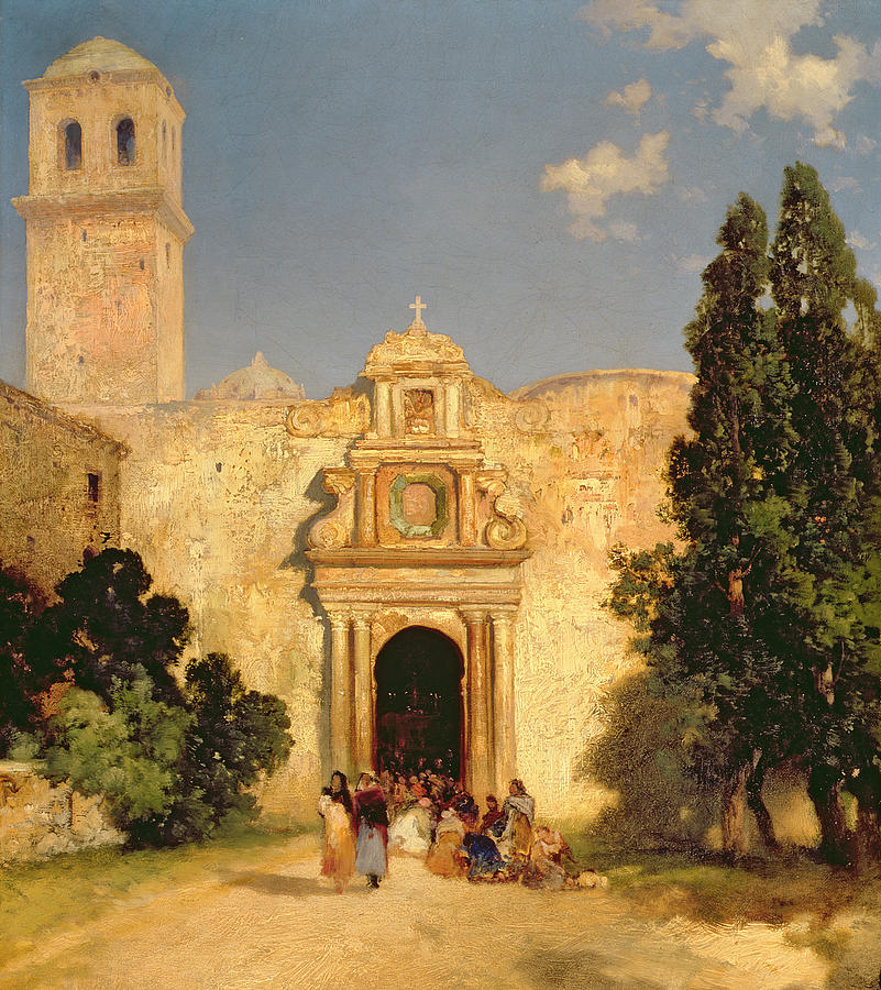 Maravatio in Mexico Painting by Thomas Moran
